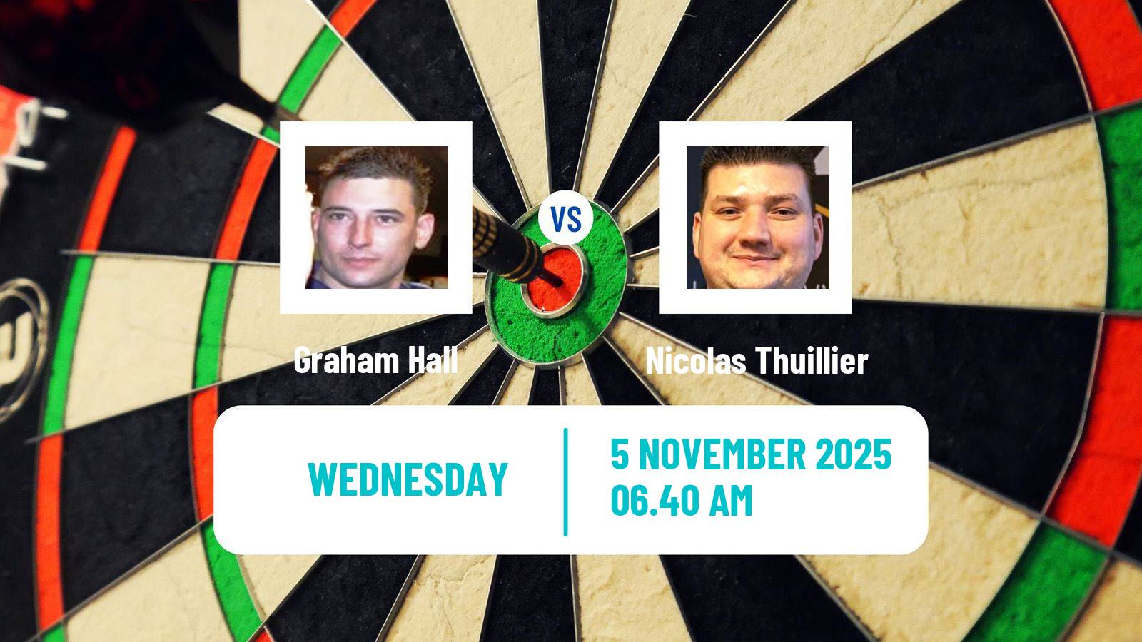 Darts Modus Super Series Graham Hall - Nicolas Thuillier
