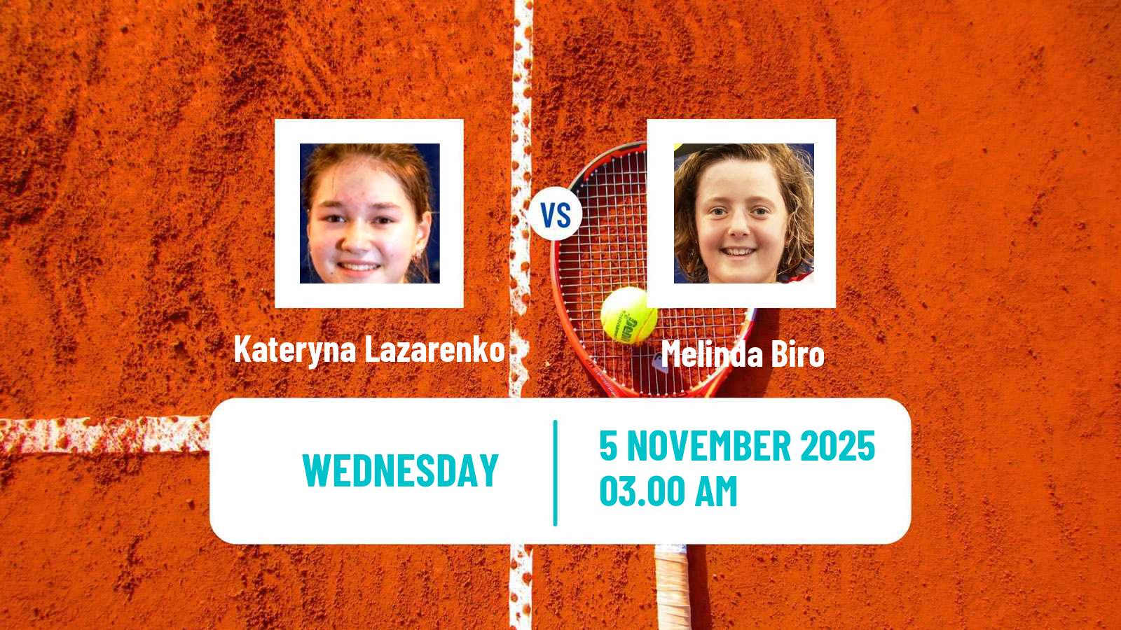 Tennis ITF W15 Szabolcsveresmart Women Kateryna Lazarenko - Melinda Biro