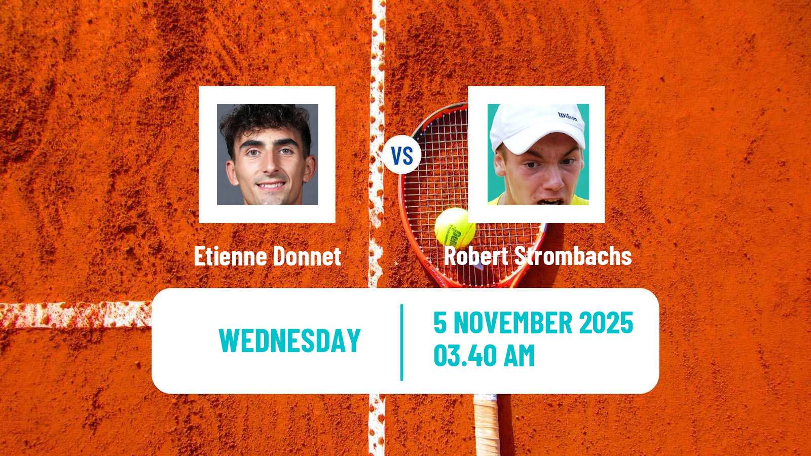 Tennis ITF M25 Monastir 9 Men Etienne Donnet - Robert Strombachs