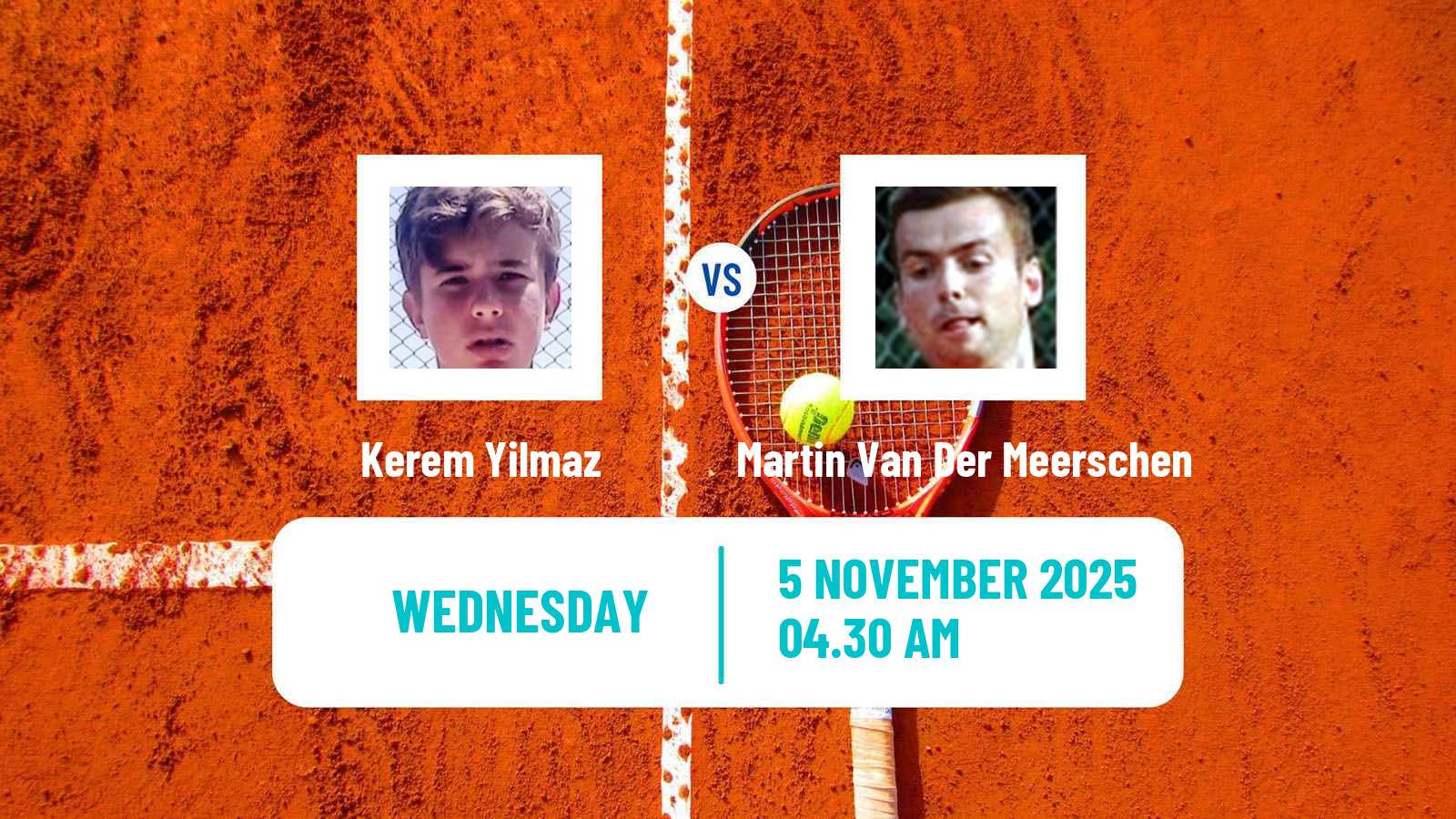 Tennis ITF M15 Antalya 13 Men Kerem Yilmaz - Martin Van Der Meerschen