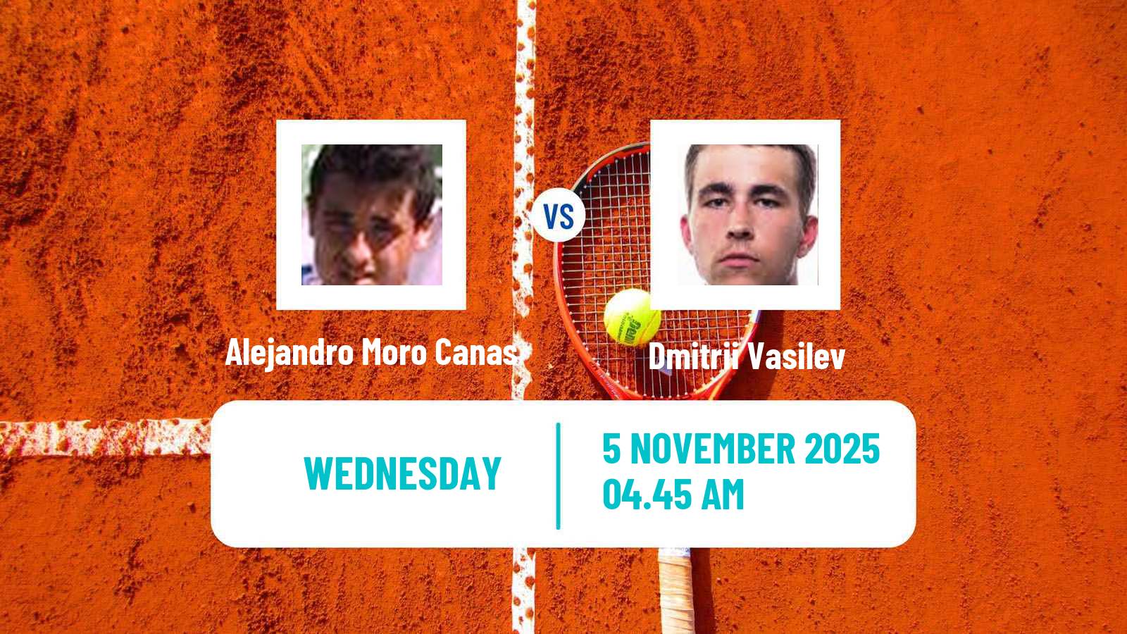 Tennis ITF M25 Monastir 9 Men Alejandro Moro Canas - Dmitrii Vasilev