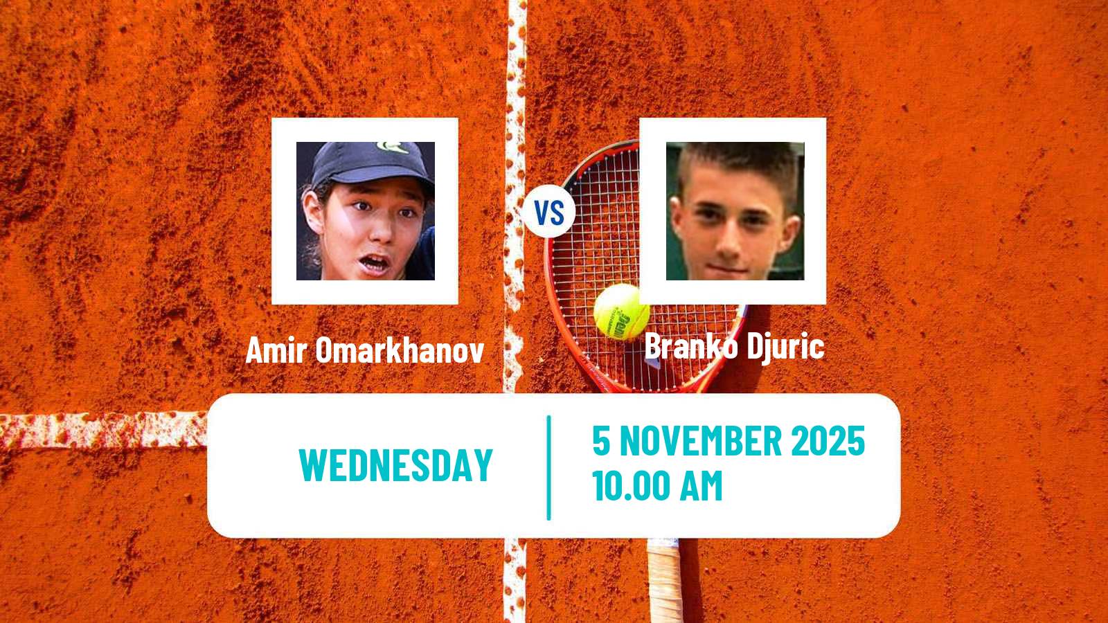 Tennis ITF M25 Monastir 9 Men Amir Omarkhanov - Branko Djuric