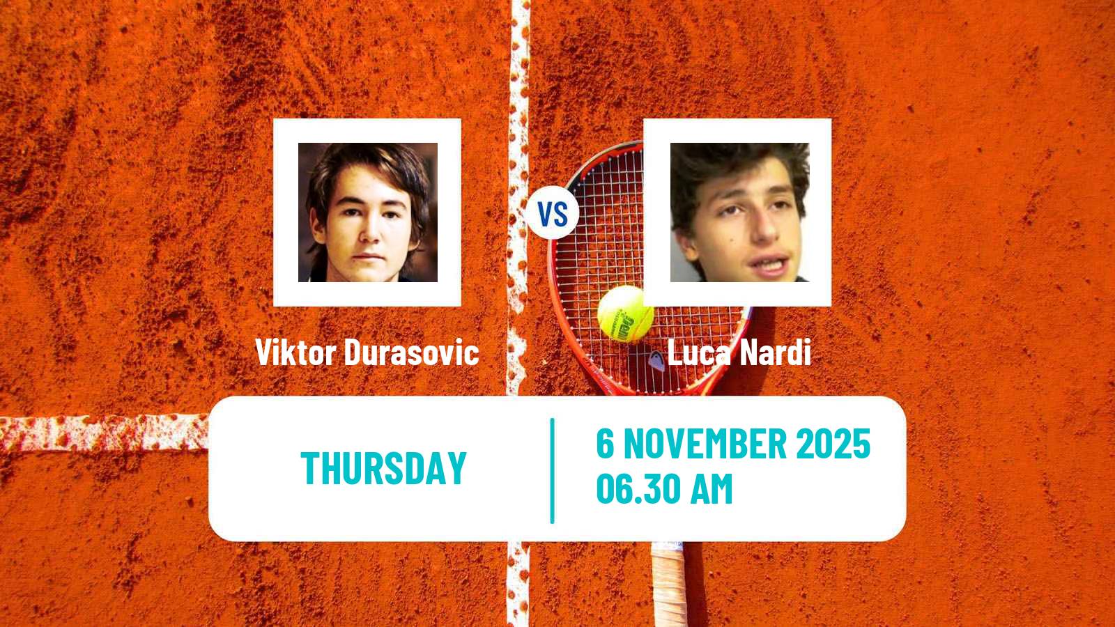 Tennis Helsinki Challenger Men Viktor Durasovic - Luca Nardi