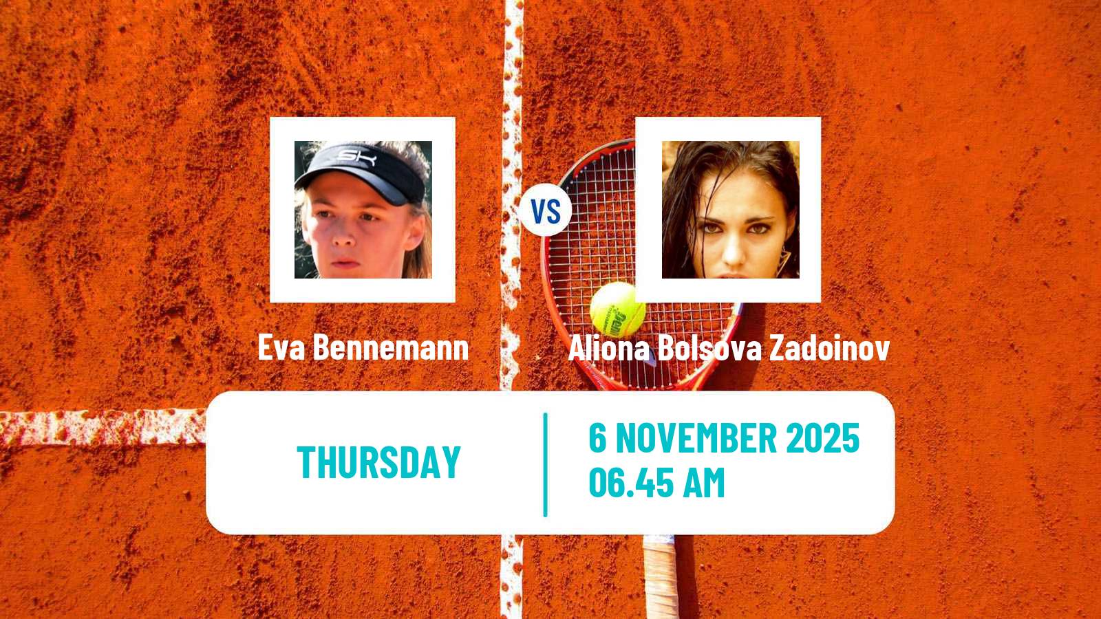 Tennis ITF W35 Faro Women Eva Bennemann - Aliona Bolsova Zadoinov