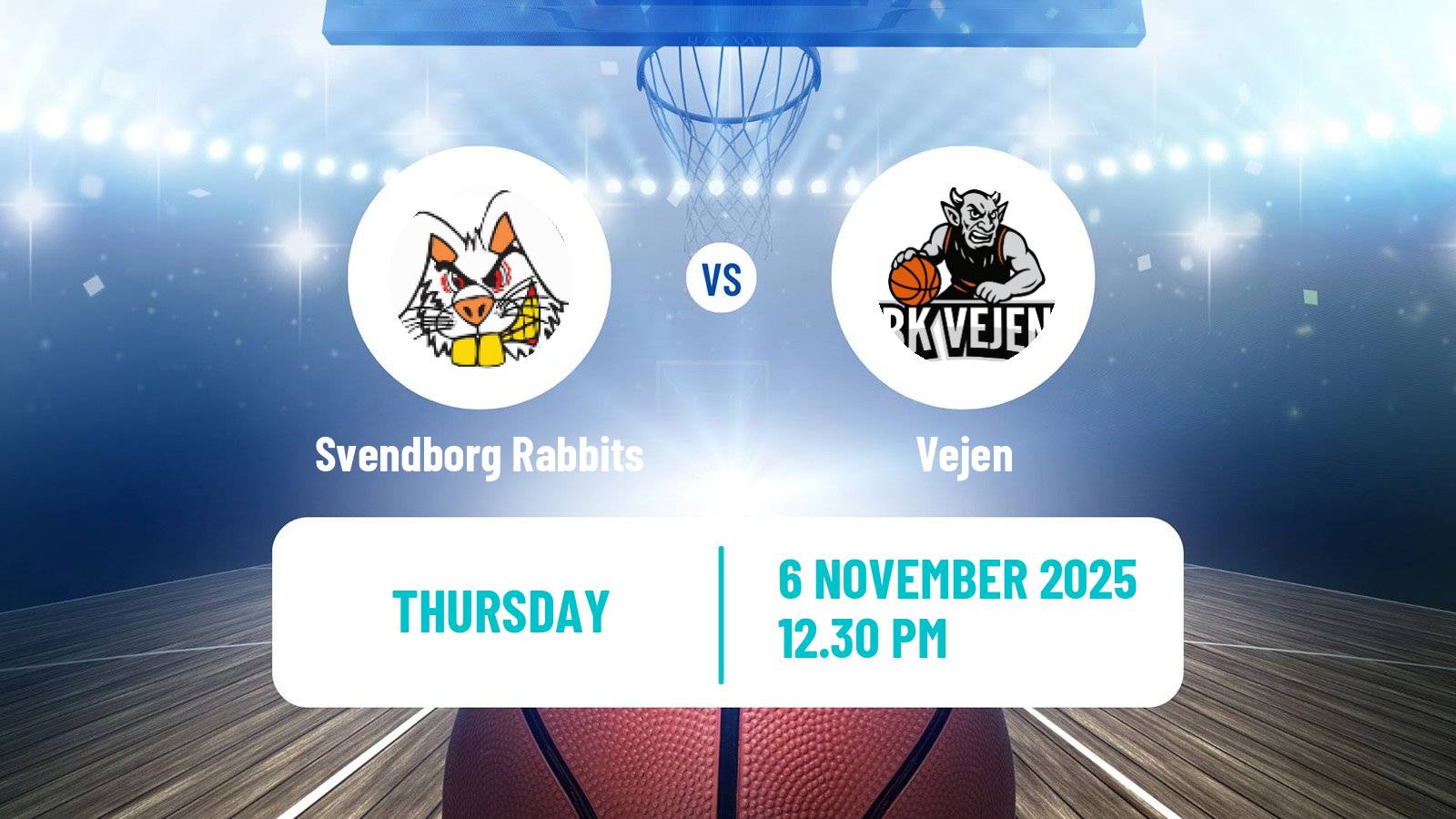 Basketball Danish Basketligaen Svendborg Rabbits - Vejen