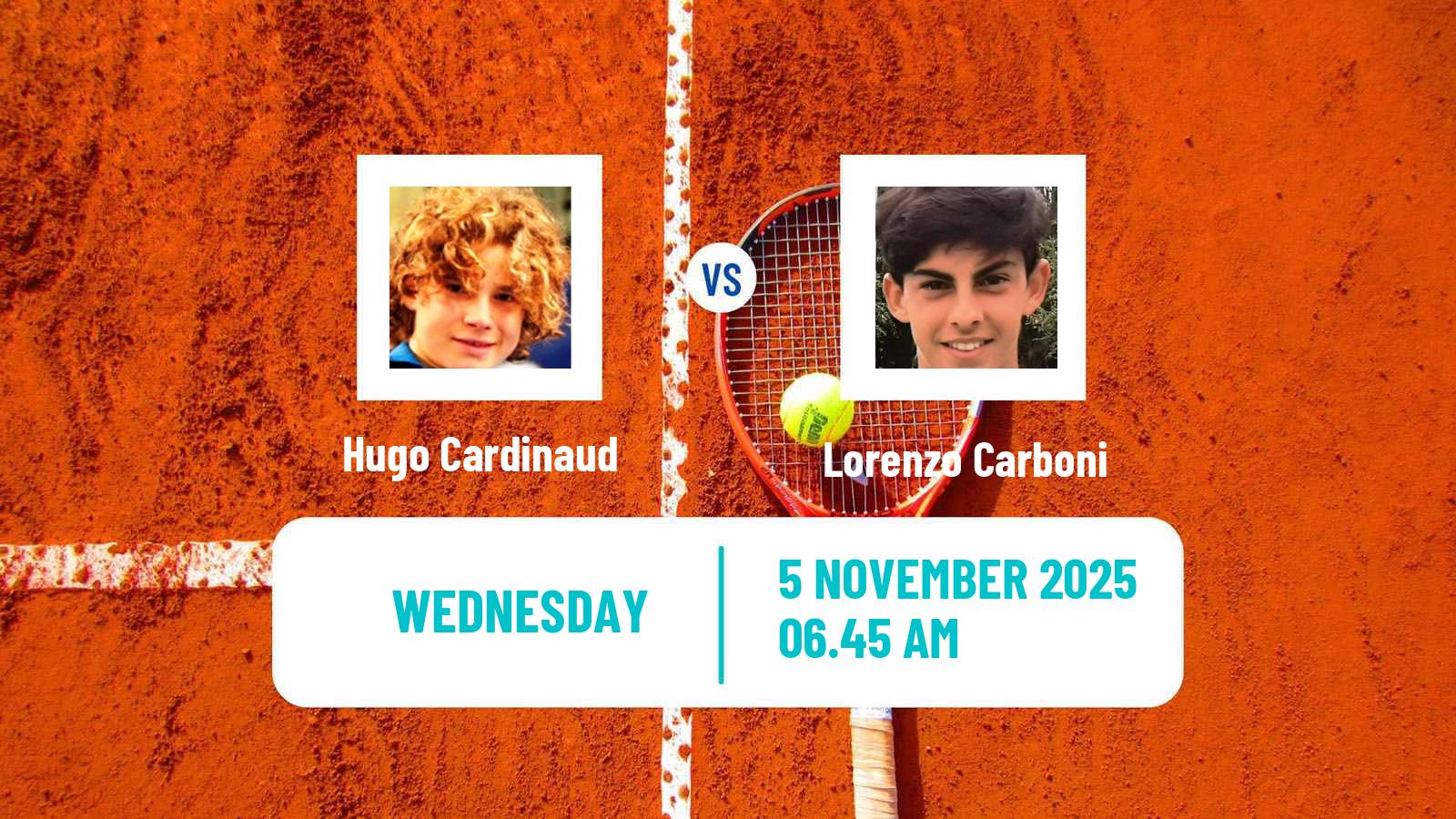 Tennis ITF M25 Monastir 9 Men Hugo Cardinaud - Lorenzo Carboni