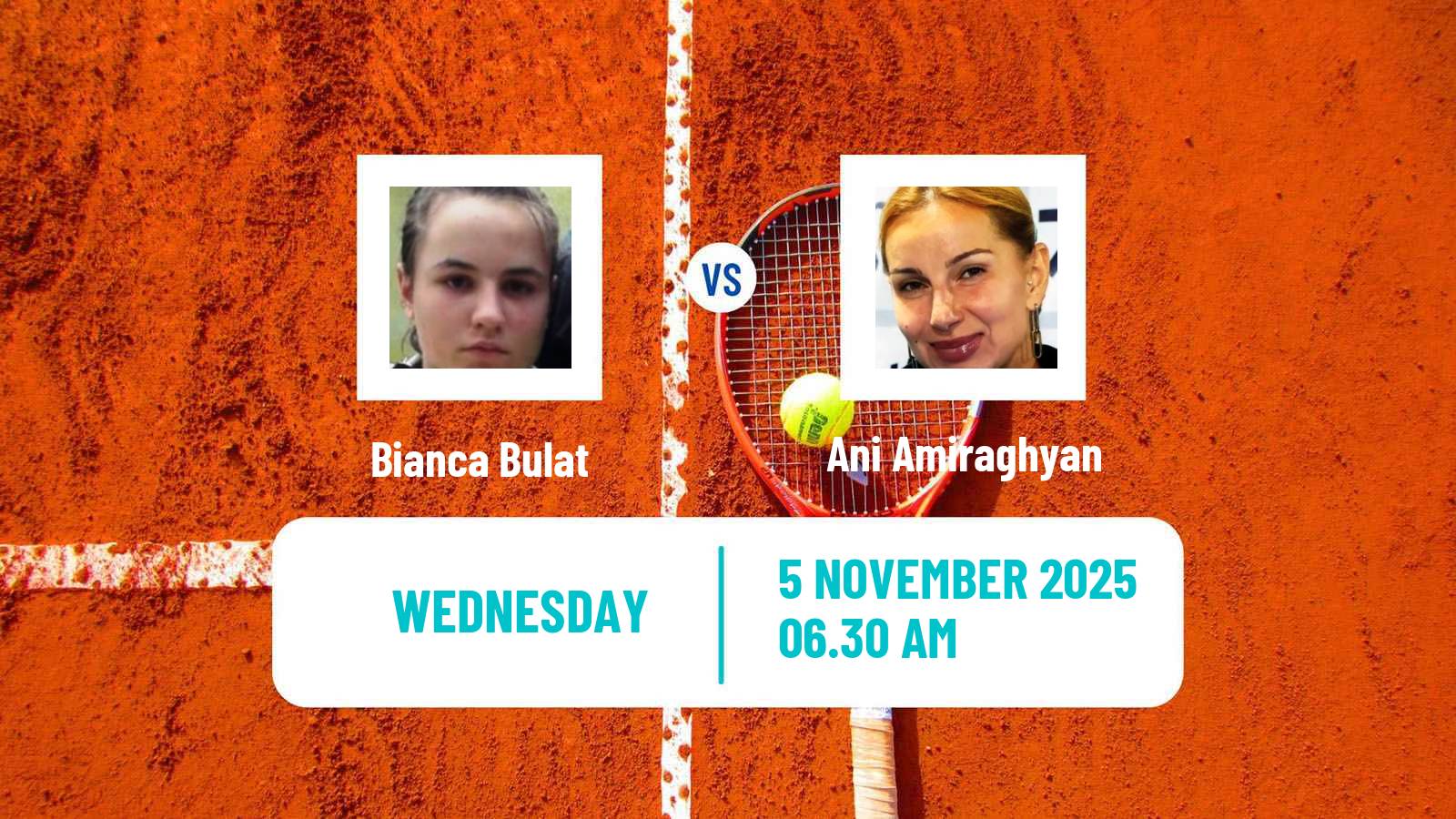 Tennis ITF W15 Antalya 13 Women Bianca Bulat - Ani Amiraghyan