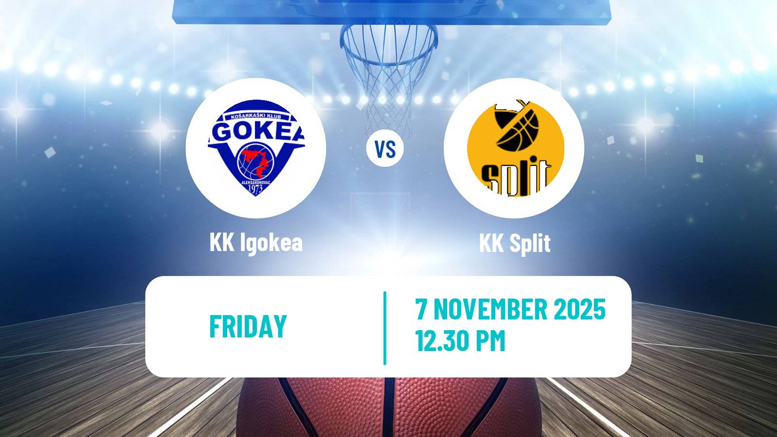 Basketball Adriatic League Igokea - KK Split