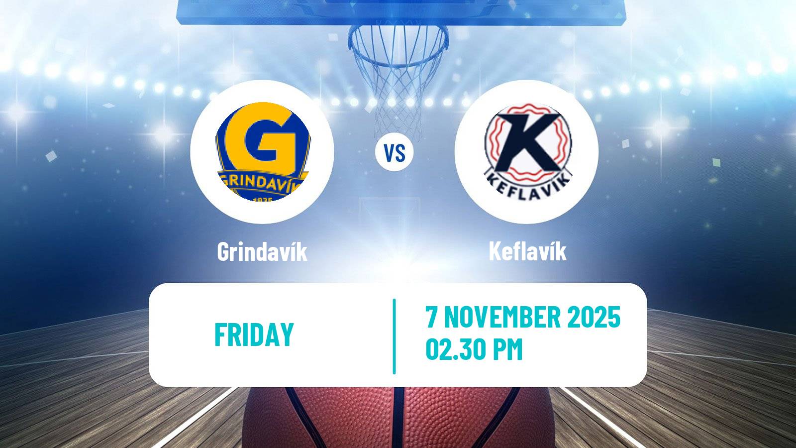 Basketball Icelandic Premier League Basketball Grindavík - Keflavík