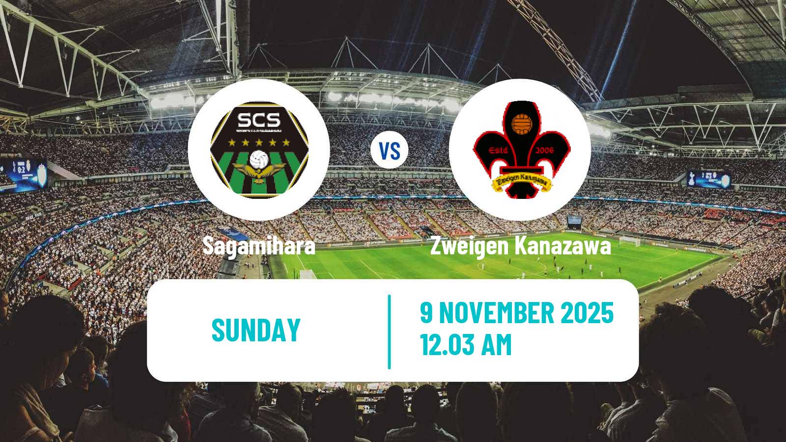 Football Japan J3 League Sagamihara - Zweigen Kanazawa