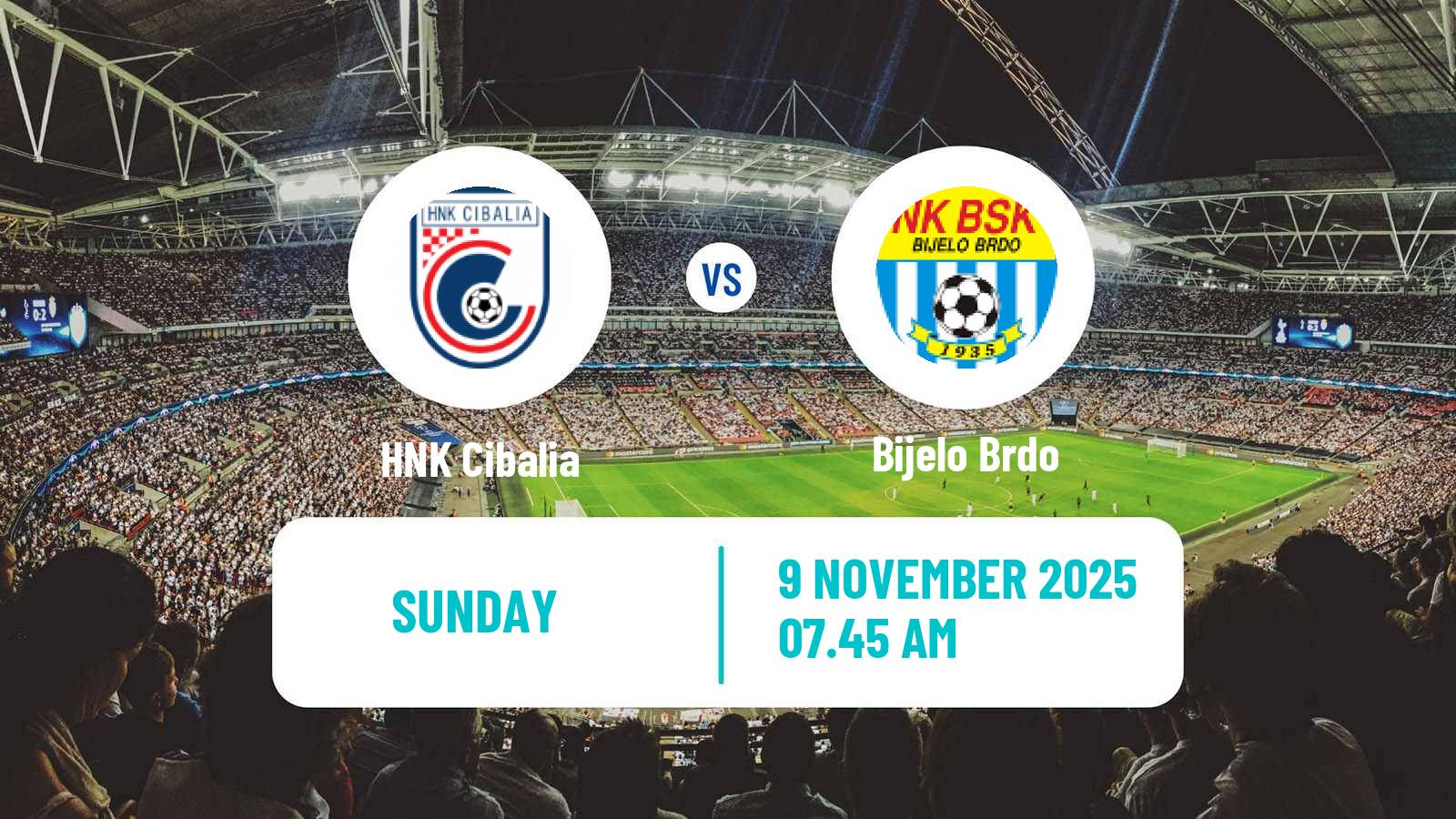 Football Croatian Prva NL Cibalia - Bijelo Brdo