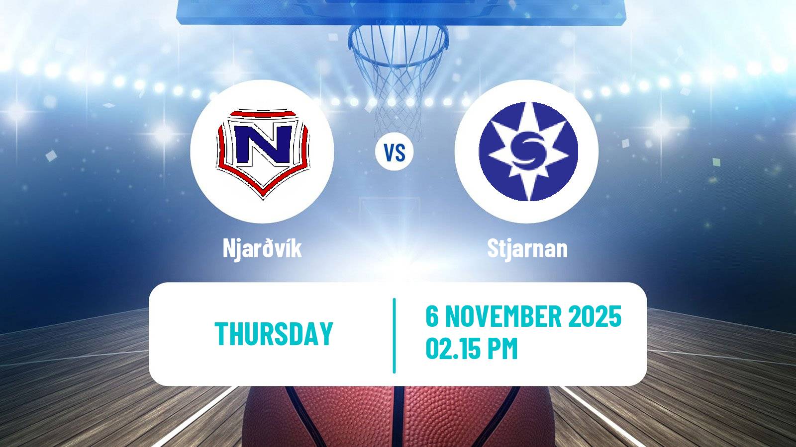 Basketball Icelandic Premier League Basketball Njarðvík - Stjarnan