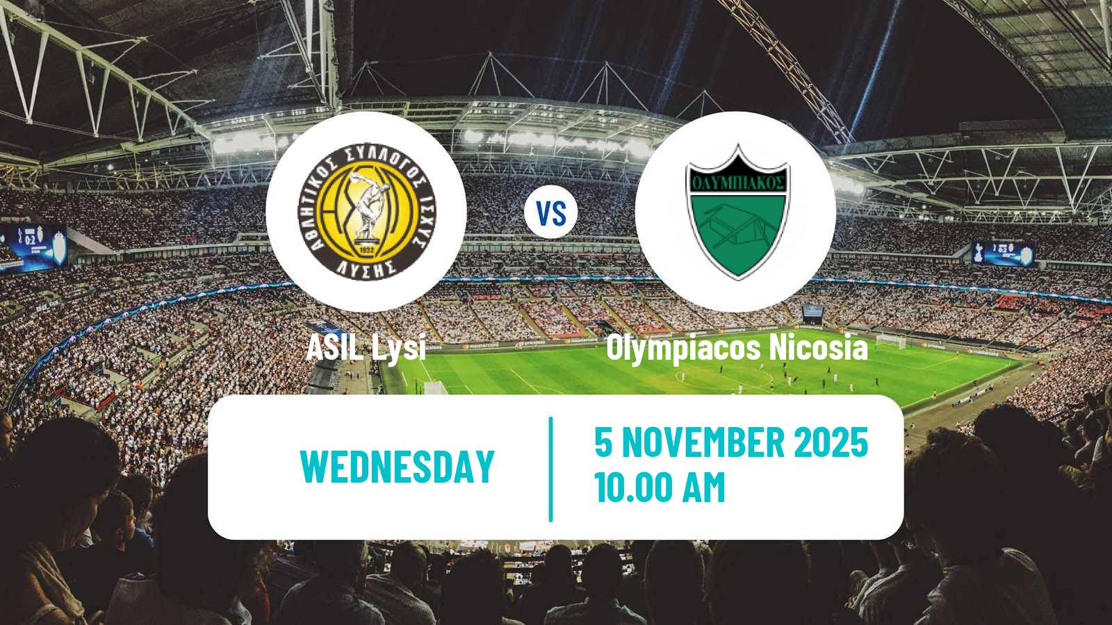Football Cypriot Cup ASIL Lysi - Olympiacos Nicosia