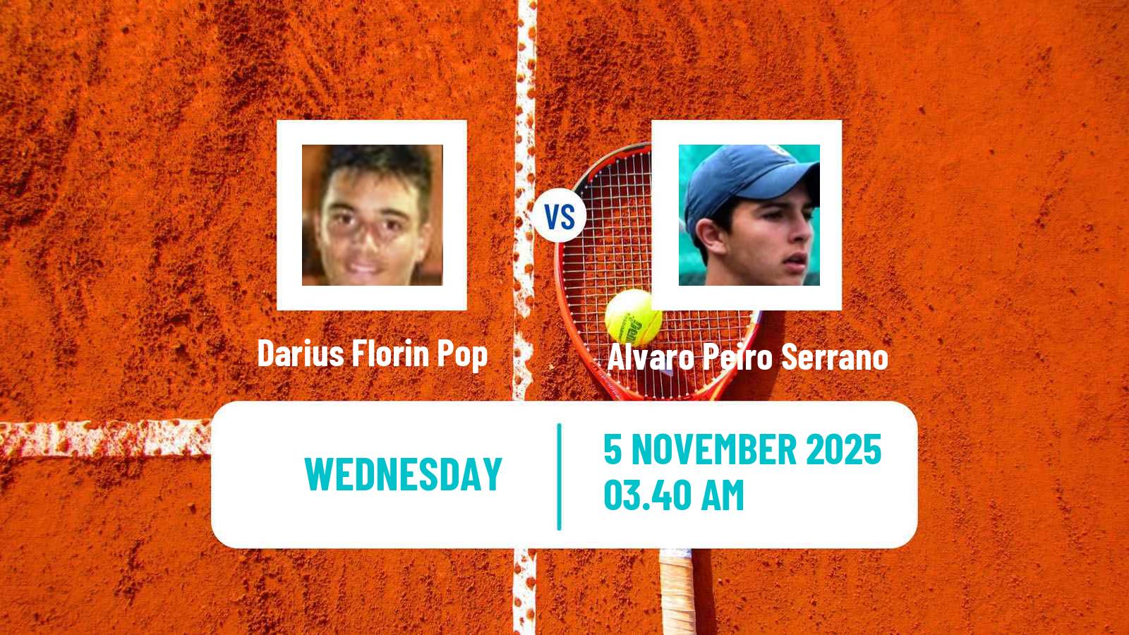 Tennis ITF M25 Valencia Men Darius Florin Pop - Alvaro Peiro Serrano