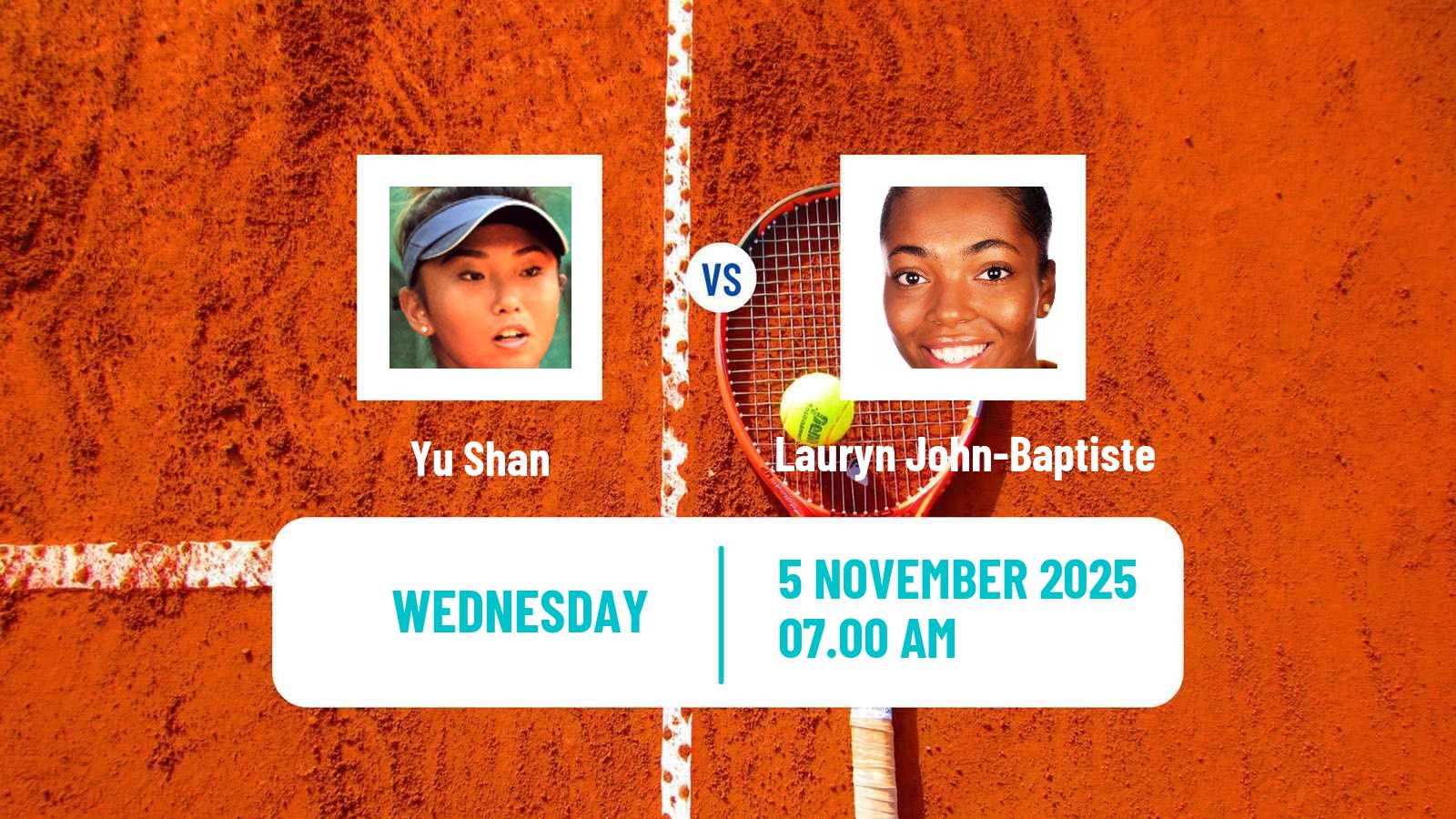 Tennis ITF W15 Sharm Elsheikh 18 Women Yu Shan - Lauryn John-Baptiste