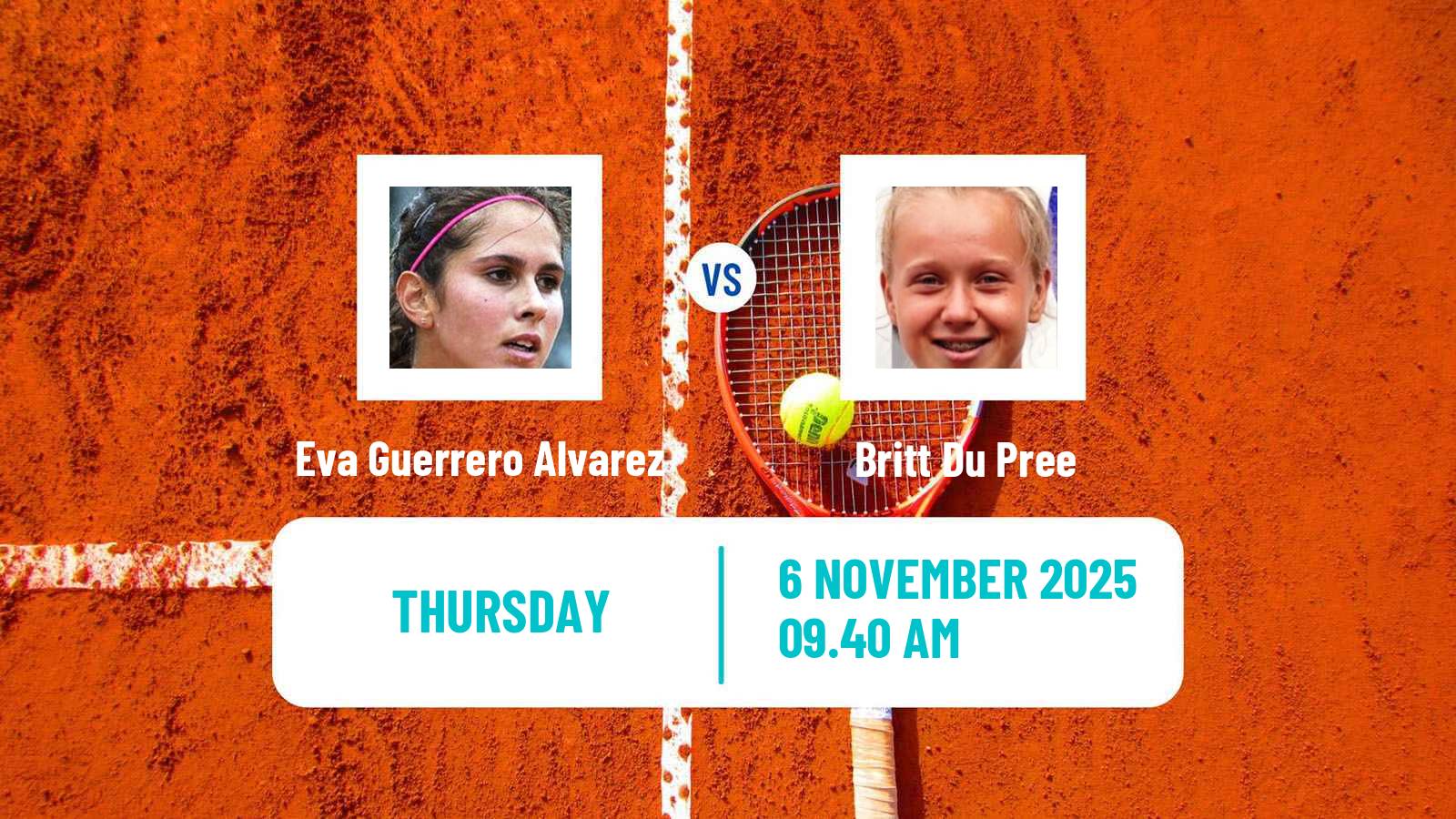 Tennis ITF W35 Faro Women Eva Guerrero Alvarez - Britt Du Pree