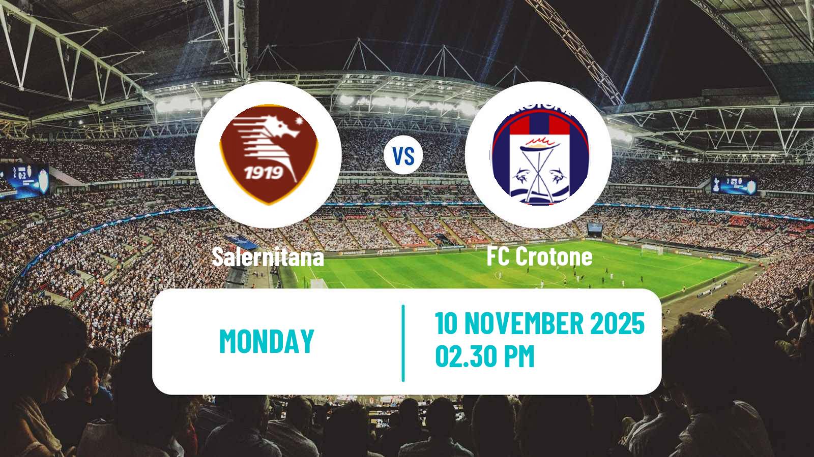 Football Italian Serie C Group C Salernitana - Crotone