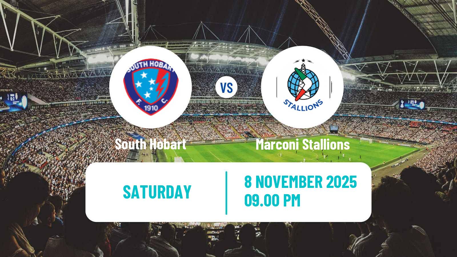 Soccer Australian Championship South Hobart - Marconi Stallions