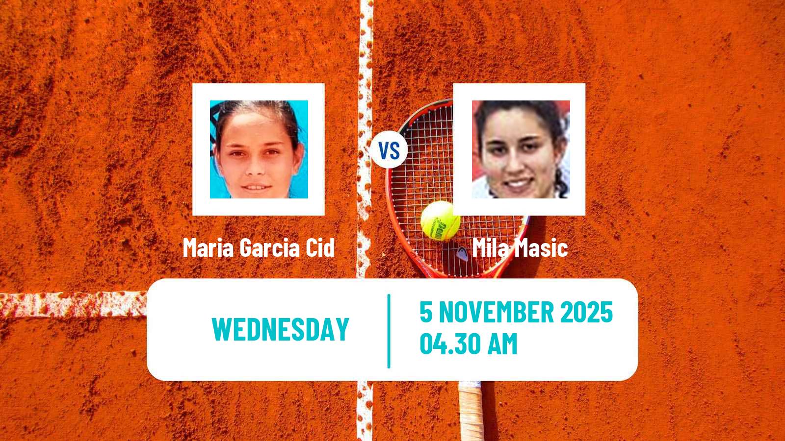 Tennis ITF W15 Castellon Women Maria Garcia Cid - Mila Masic