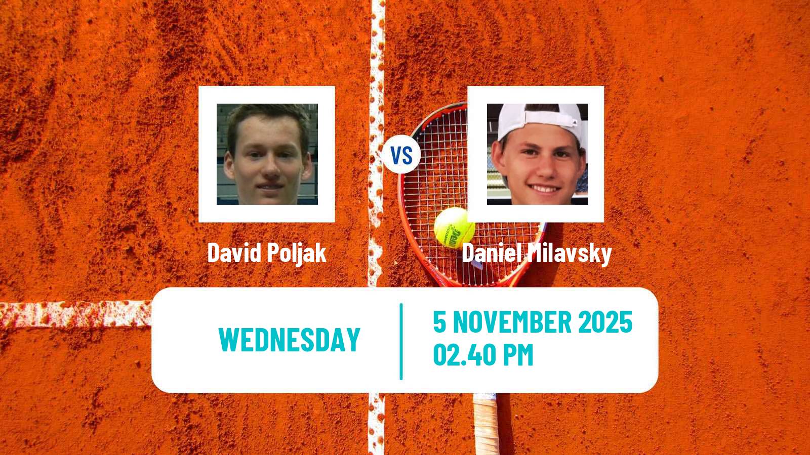 Tennis ITF M25 Montreal Men David Poljak - Daniel Milavsky