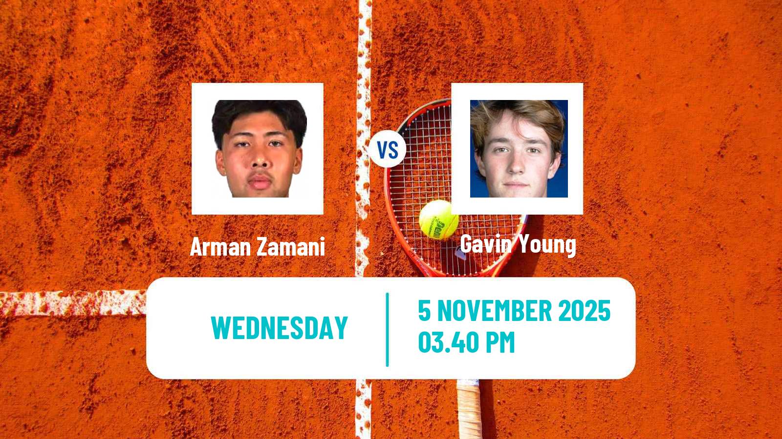 Tennis ITF M25 East Lansing Mi Men Arman Zamani - Gavin Young