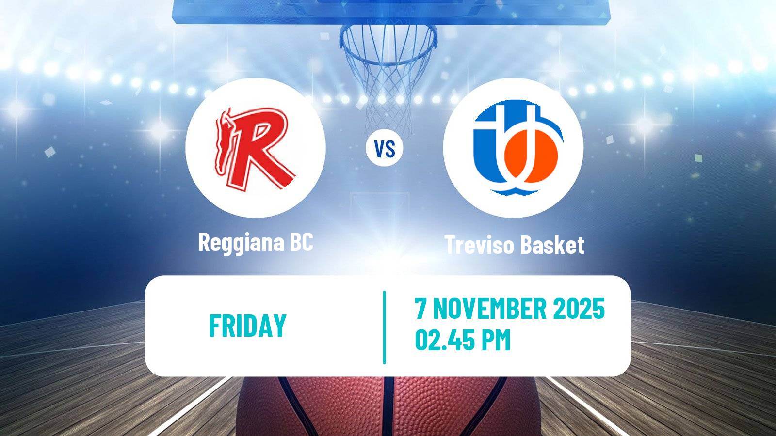 Basketball Italian Lega A Basketball Reggiana - Treviso Basket