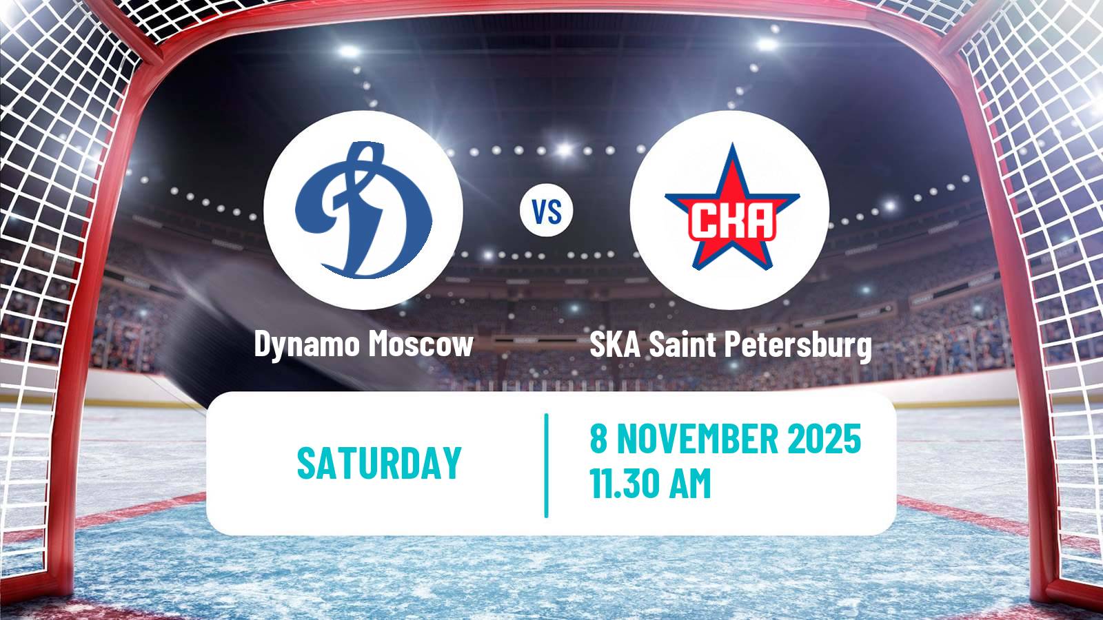 Hockey KHL Dynamo Moscow - SKA Saint Petersburg