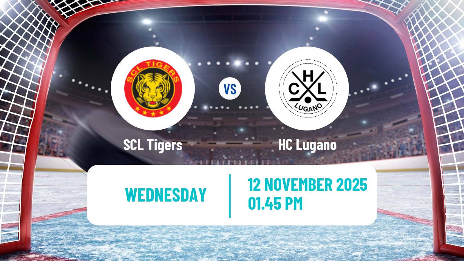 Hockey Swiss National League Hockey SCL Tigers - Lugano