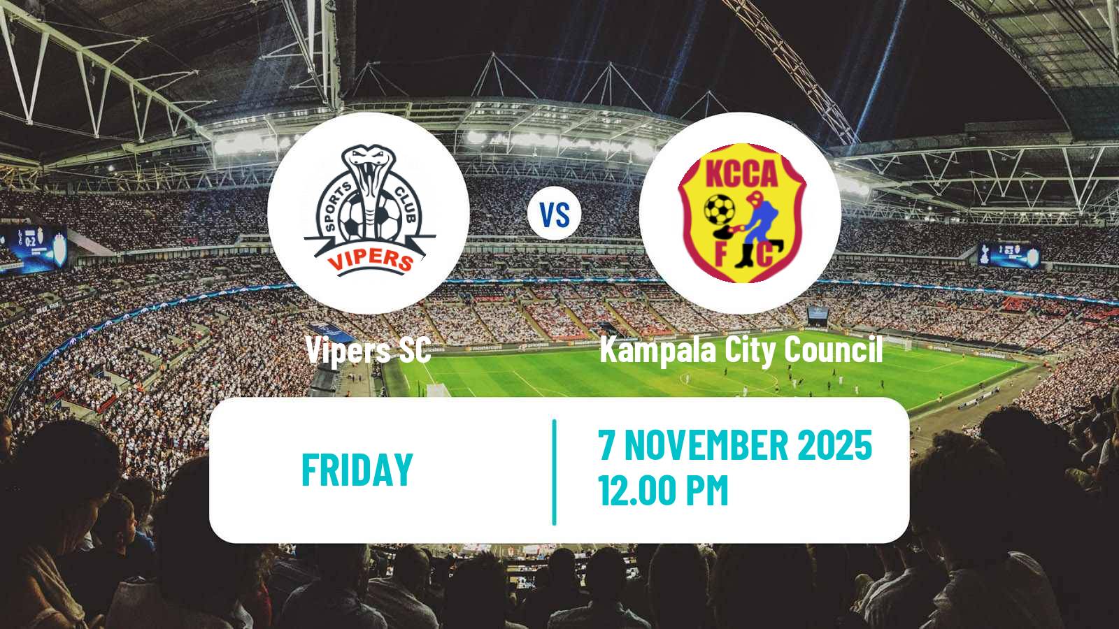 Football Ugandan Super League Vipers - Kampala City Council