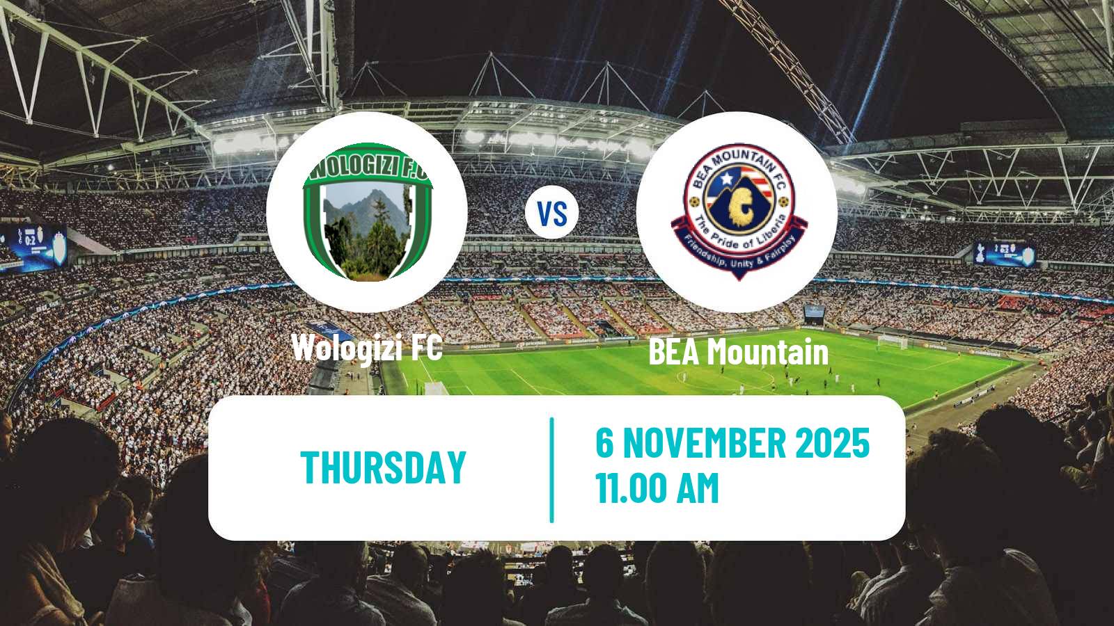 Football Liberian First Division Wologizi - BEA Mountain