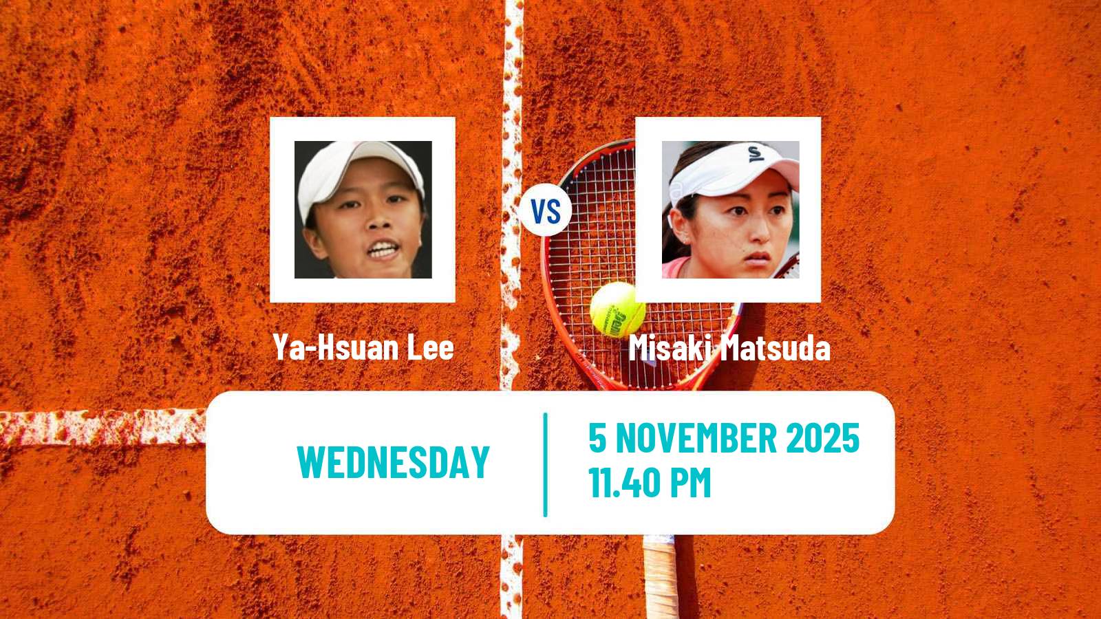 Tennis ITF W35 Hamamatsu Women Ya-Hsuan Lee - Misaki Matsuda