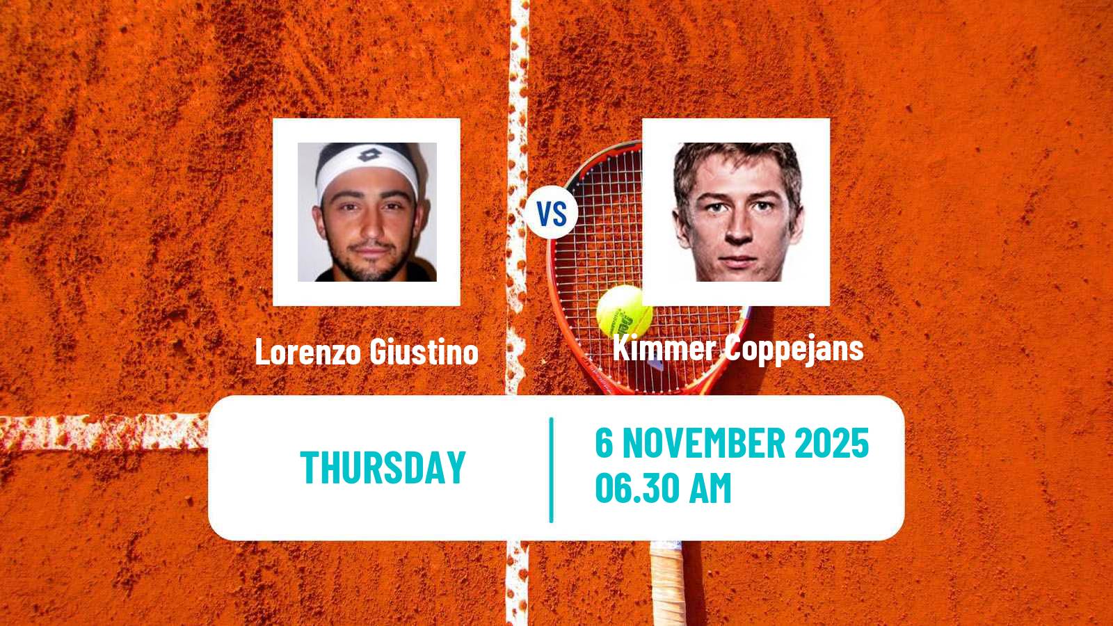 Tennis Helsinki Challenger Men Lorenzo Giustino - Kimmer Coppejans