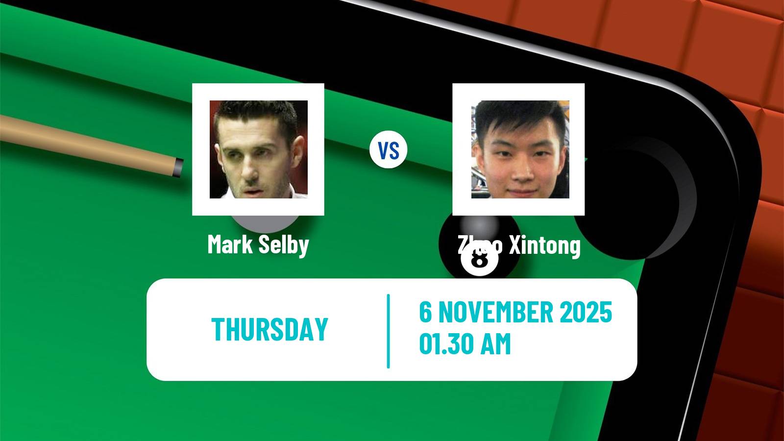Snooker International Championship Mark Selby - Zhao Xintong