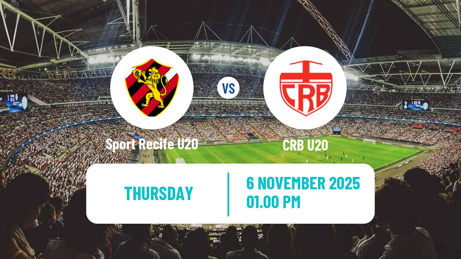 Football Copa do Brasil U20 Sport Recife U20 - CRB U20
