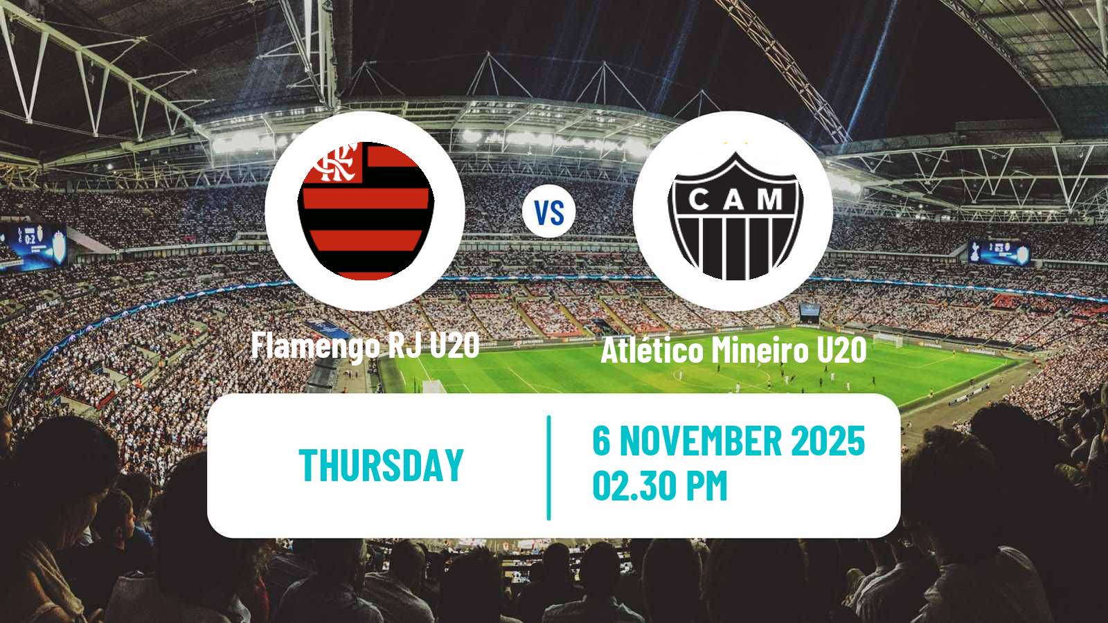 Football Copa do Brasil U20 Flamengo RJ U20 - Atlético Mineiro U20