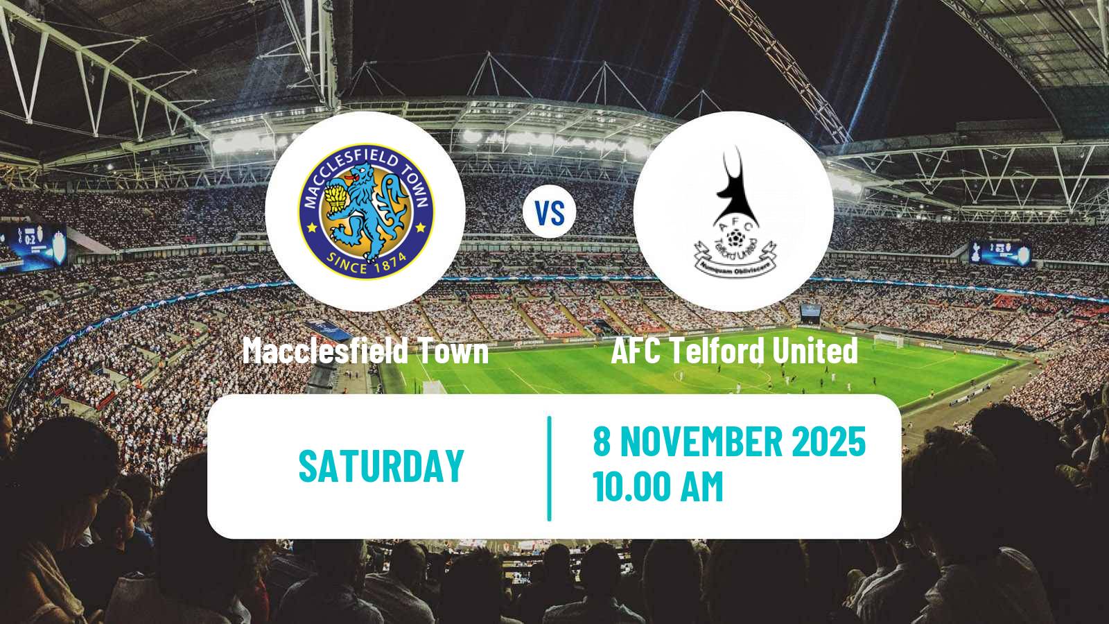 Football English National League North Macclesfield Town - AFC Telford United