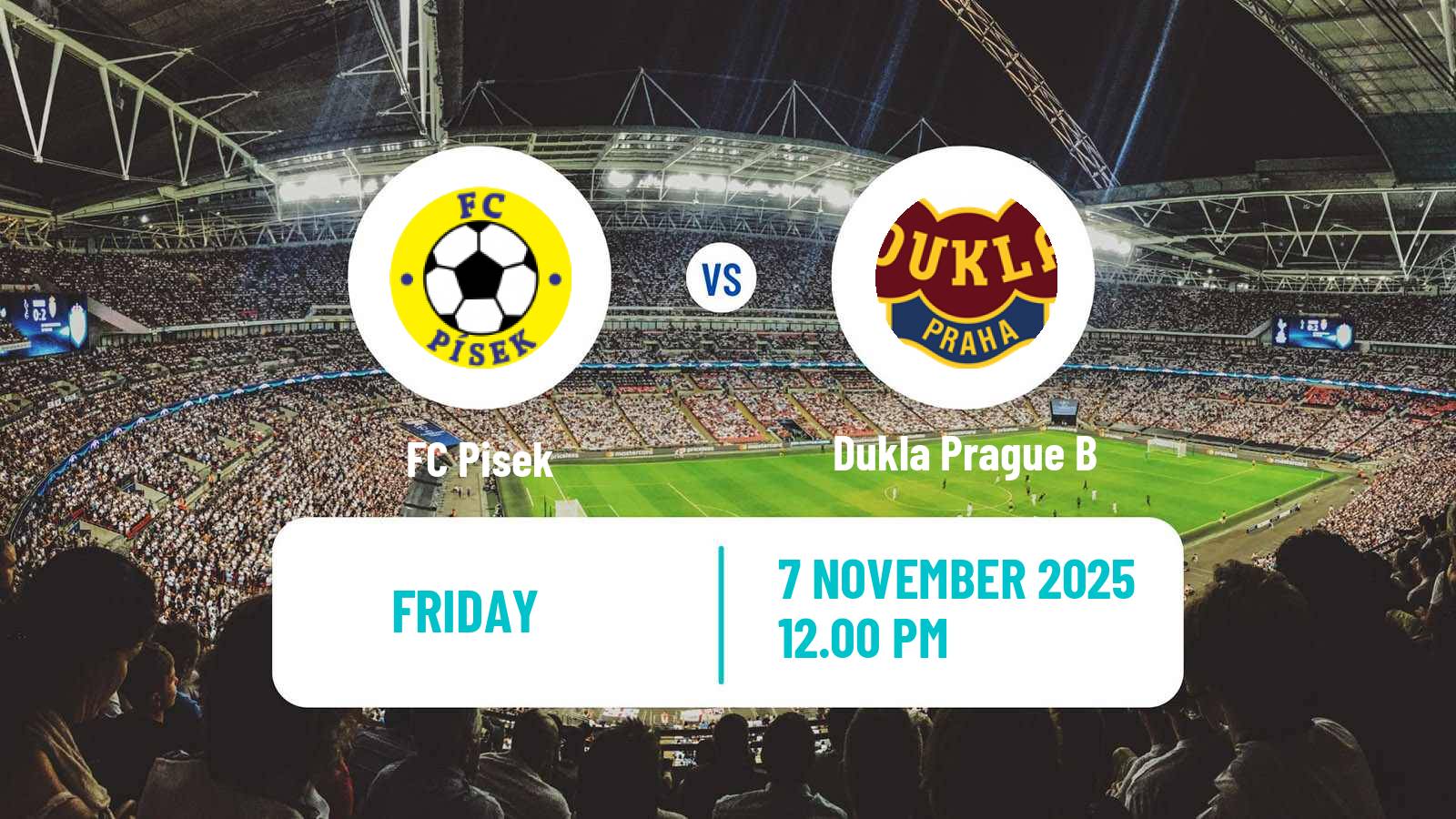 Football Czech CFL Group A Pisek - Dukla Prague B
