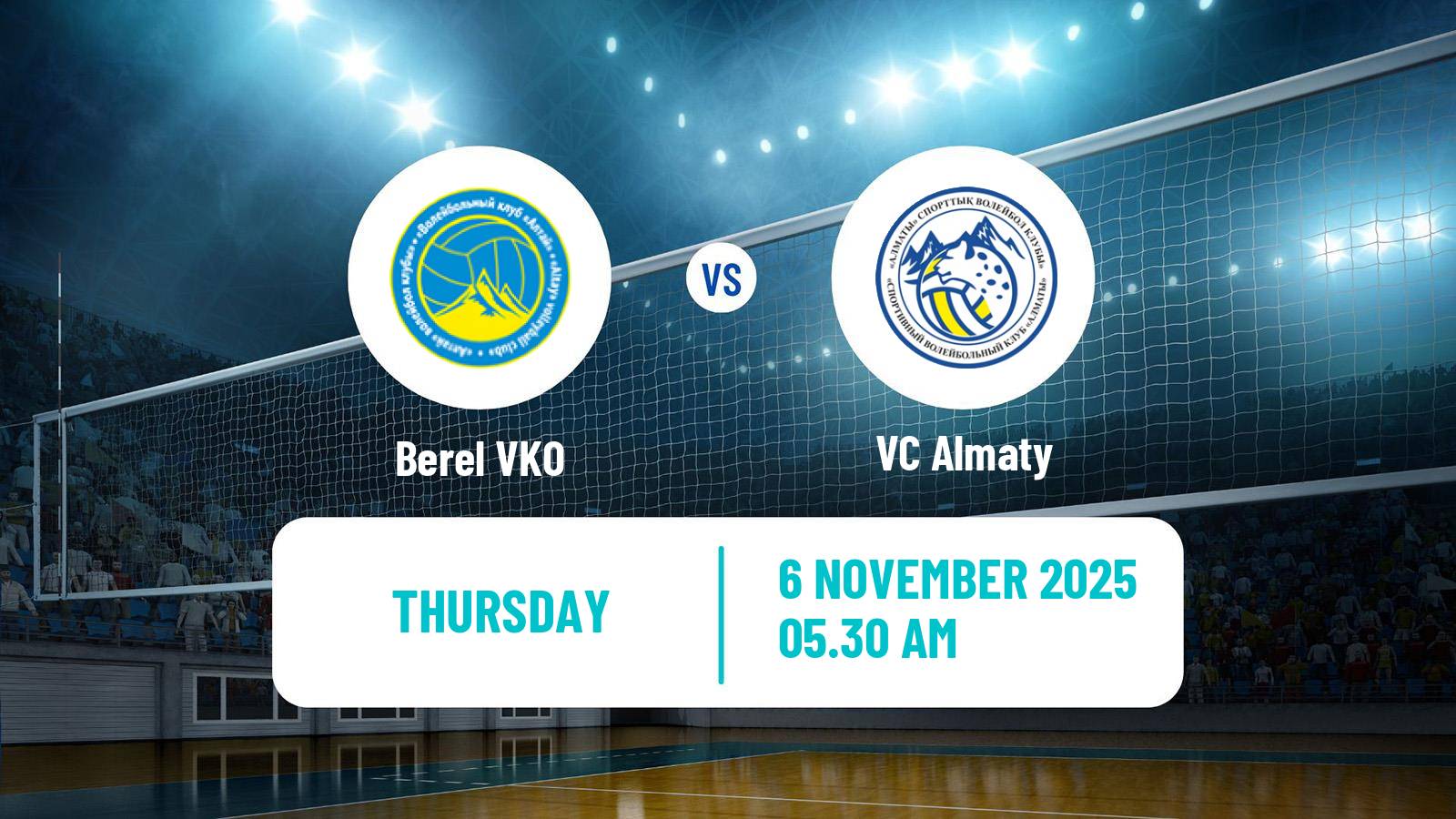 Volleyball Kazakh National League Volleyball Women Berel VKO - Almaty