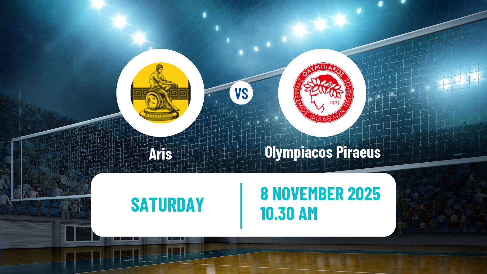 Volleyball Greek A1 Volleyball Women Aris - Olympiacos Piraeus