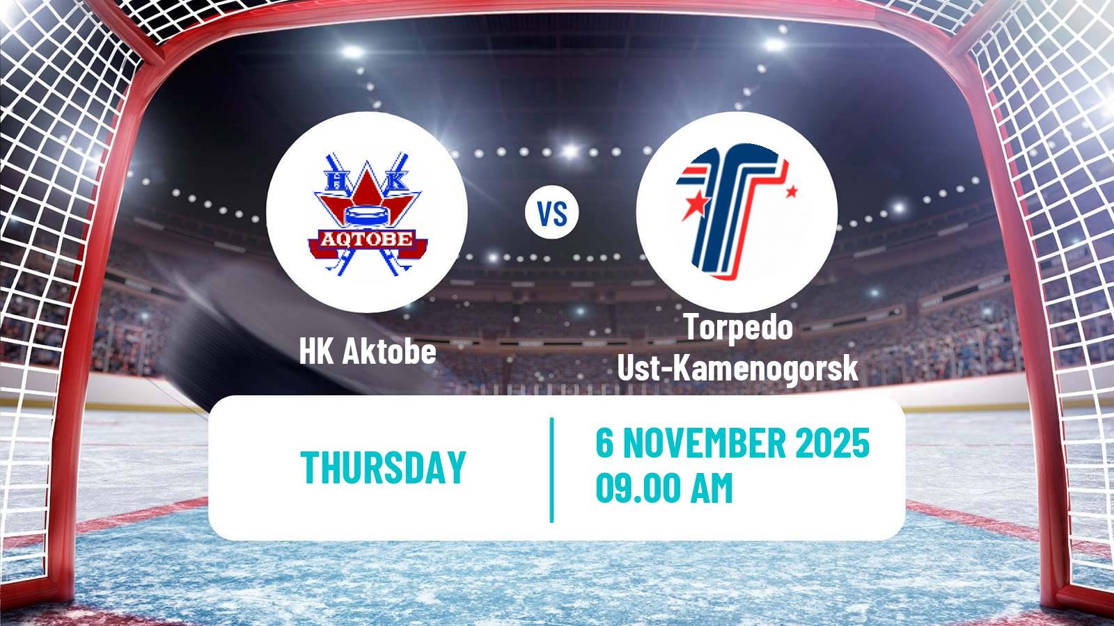 Hockey Kazakh Ice Hockey Championship Aktobe - Torpedo Ust-Kamenogorsk