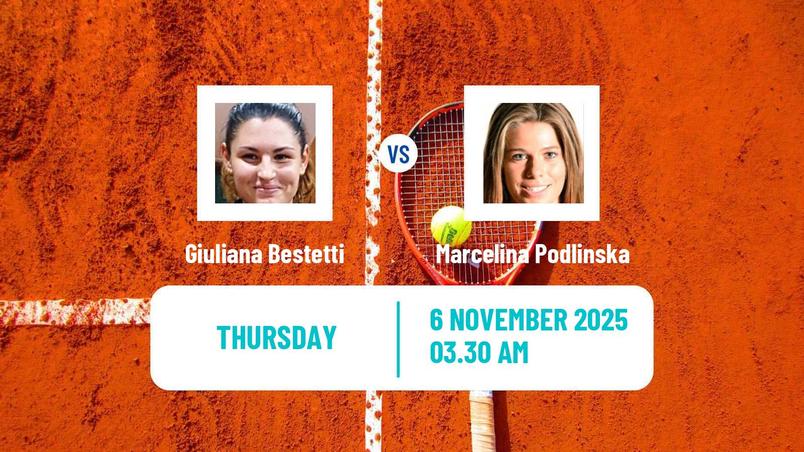 Tennis ITF W15 Antalya 13 Women Giuliana Bestetti - Marcelina Podlinska