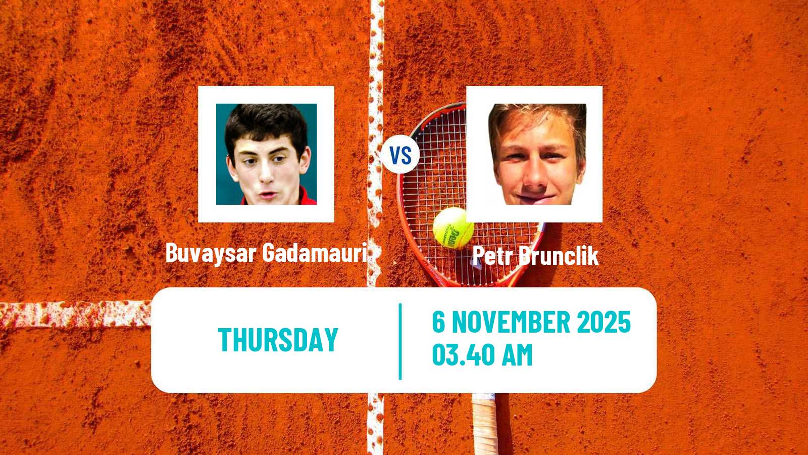 Tennis ITF M25 Monastir 9 Men Buvaysar Gadamauri - Petr Brunclik