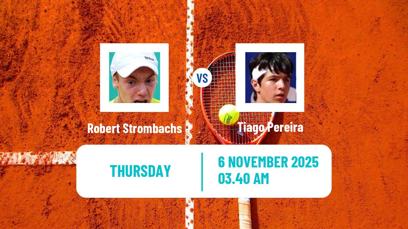 Tennis ITF M25 Monastir 9 Men Robert Strombachs - Tiago Pereira