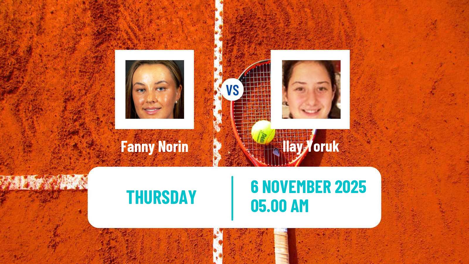 Tennis ITF W15 Antalya 13 Women Fanny Norin - Ilay Yoruk