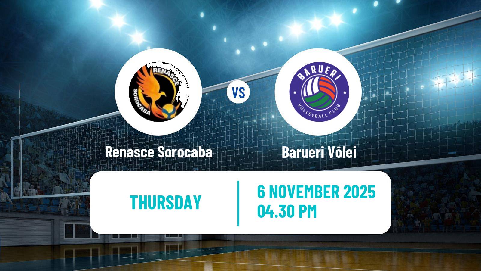 Volleyball Brazilian SuperLiga Volleyball Women Renasce Sorocaba - Barueri Vôlei