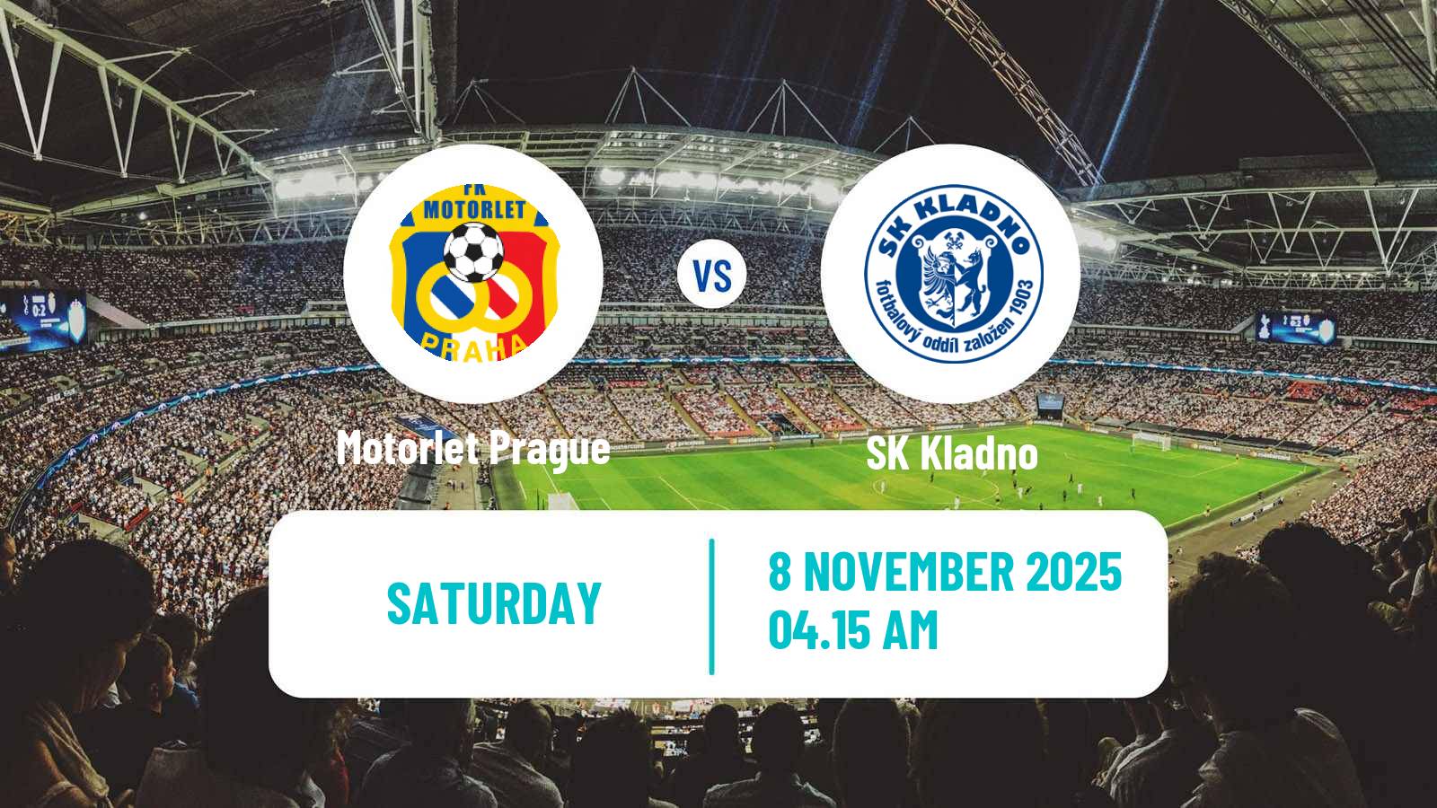 Football Czech CFL Group A Motorlet Prague - Kladno