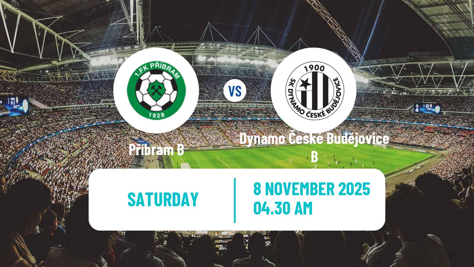 Football Czech CFL Group A Příbram B - Dynamo České Budějovice B