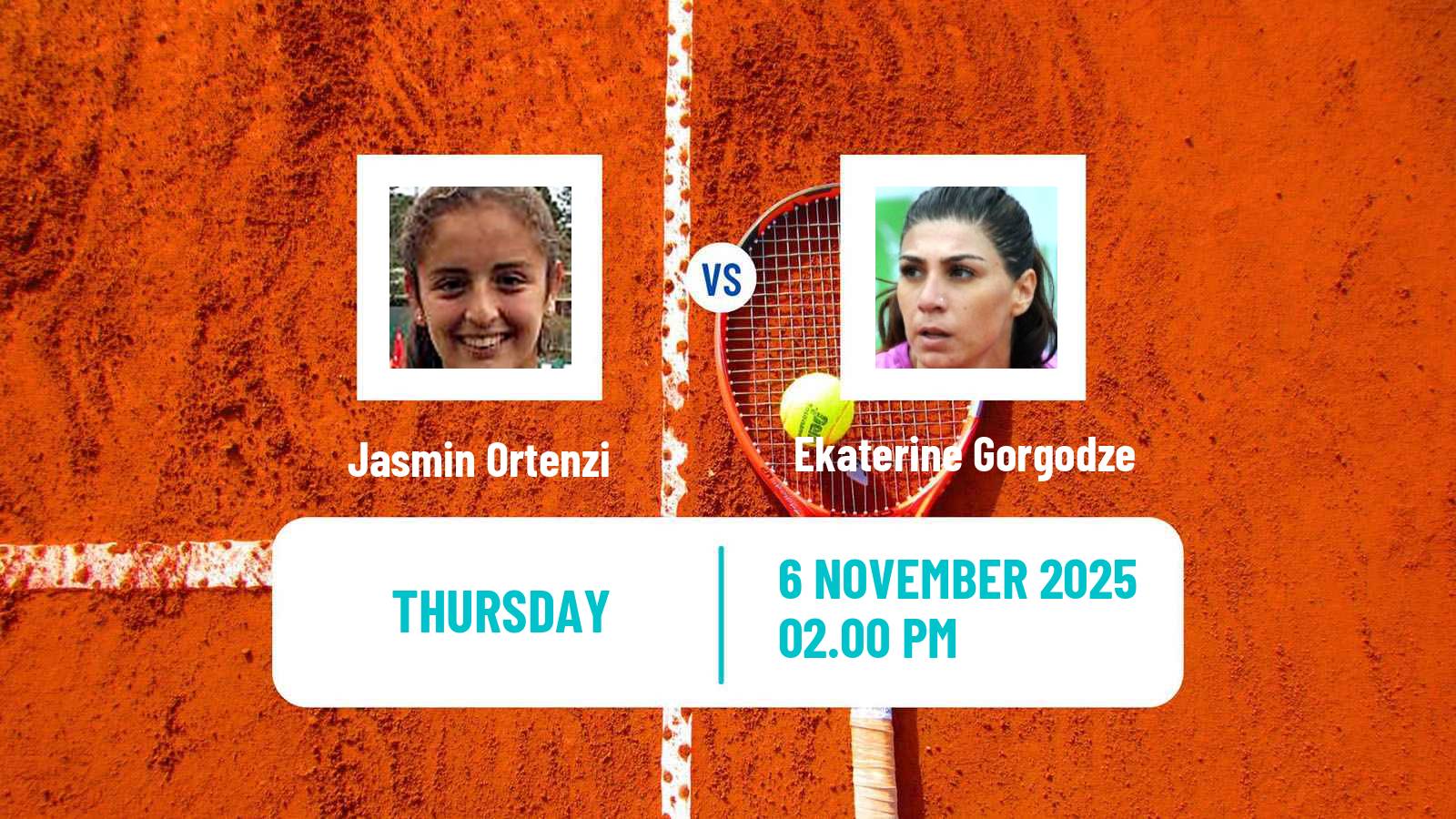 Tennis Tucuman Challenger Women Jasmin Ortenzi - Ekaterine Gorgodze