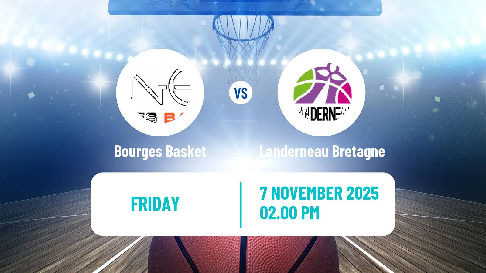 Basketball French LFB Bourges Basket - Landerneau Bretagne