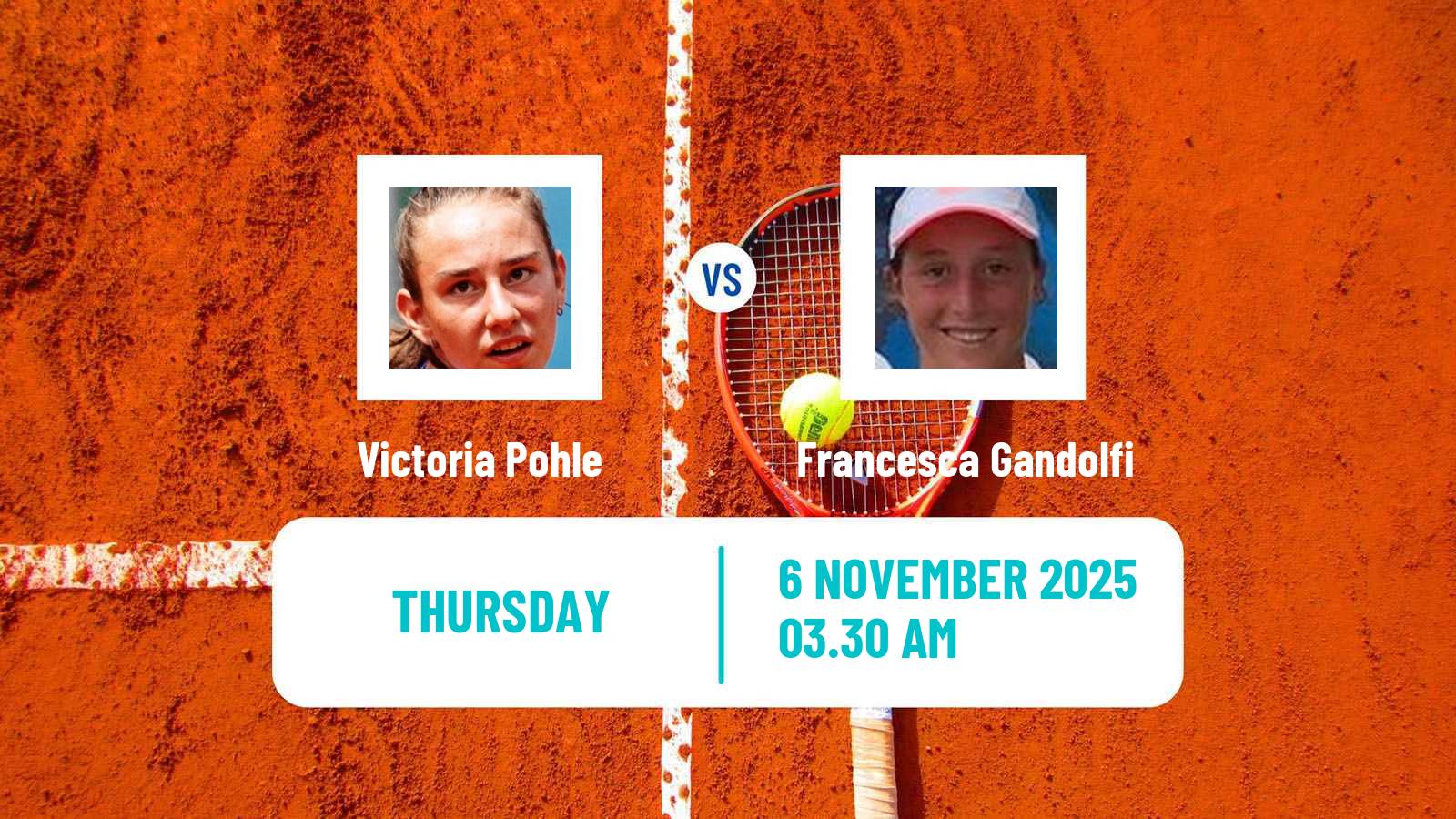 Tennis ITF W15 Solarino 2 Women Victoria Pohle - Francesca Gandolfi